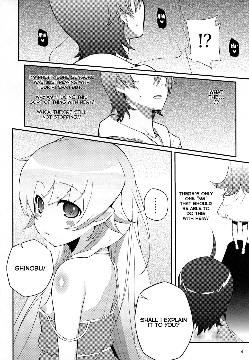 Hentai Manga Comic-Pachimonogatari Part 3: Nadeko Slave-Read-4